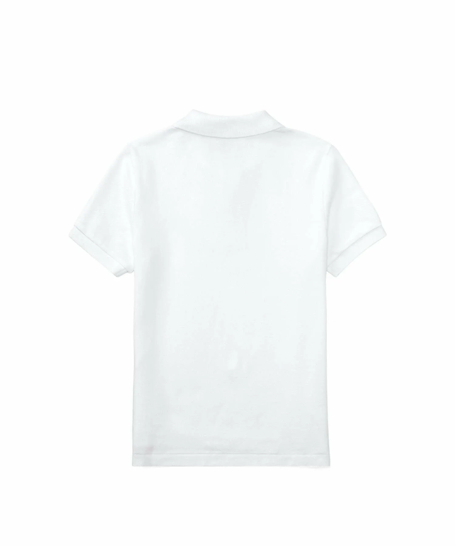 (Для мальчиков 2-7 лет) Хлопковая сетчатая рубашка-поло Polo Ralph Lauren, 100 White — фото 3