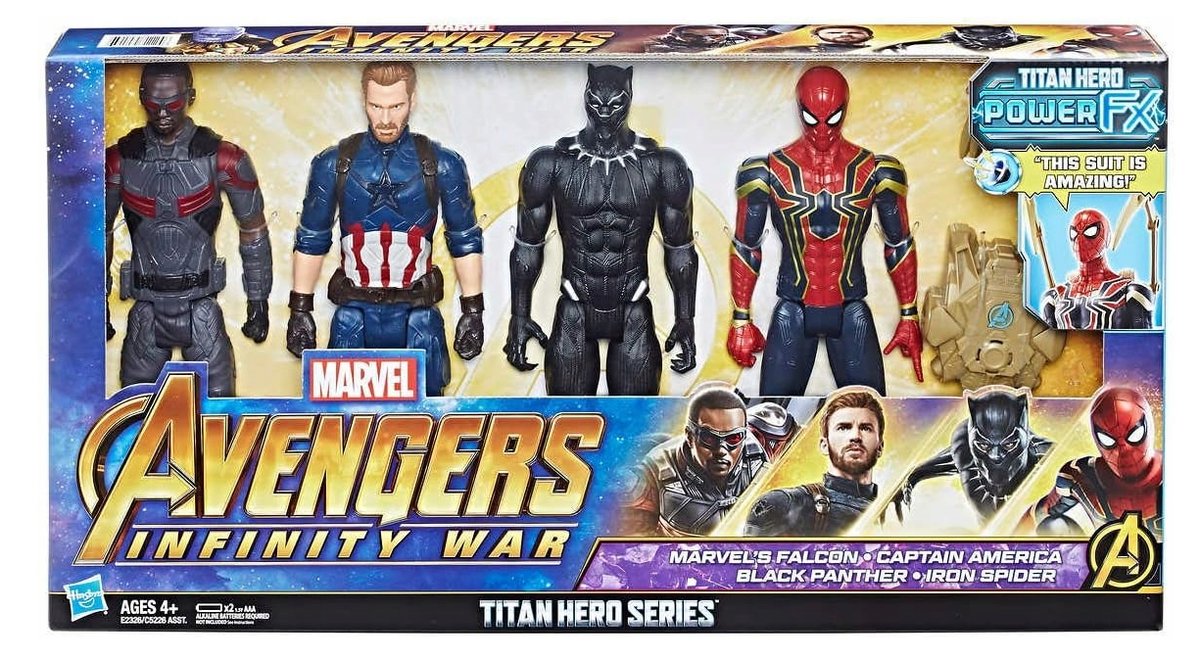 

Набор Бластера Avengers Falcon Thor Black Panther Со Звуком Hasbro