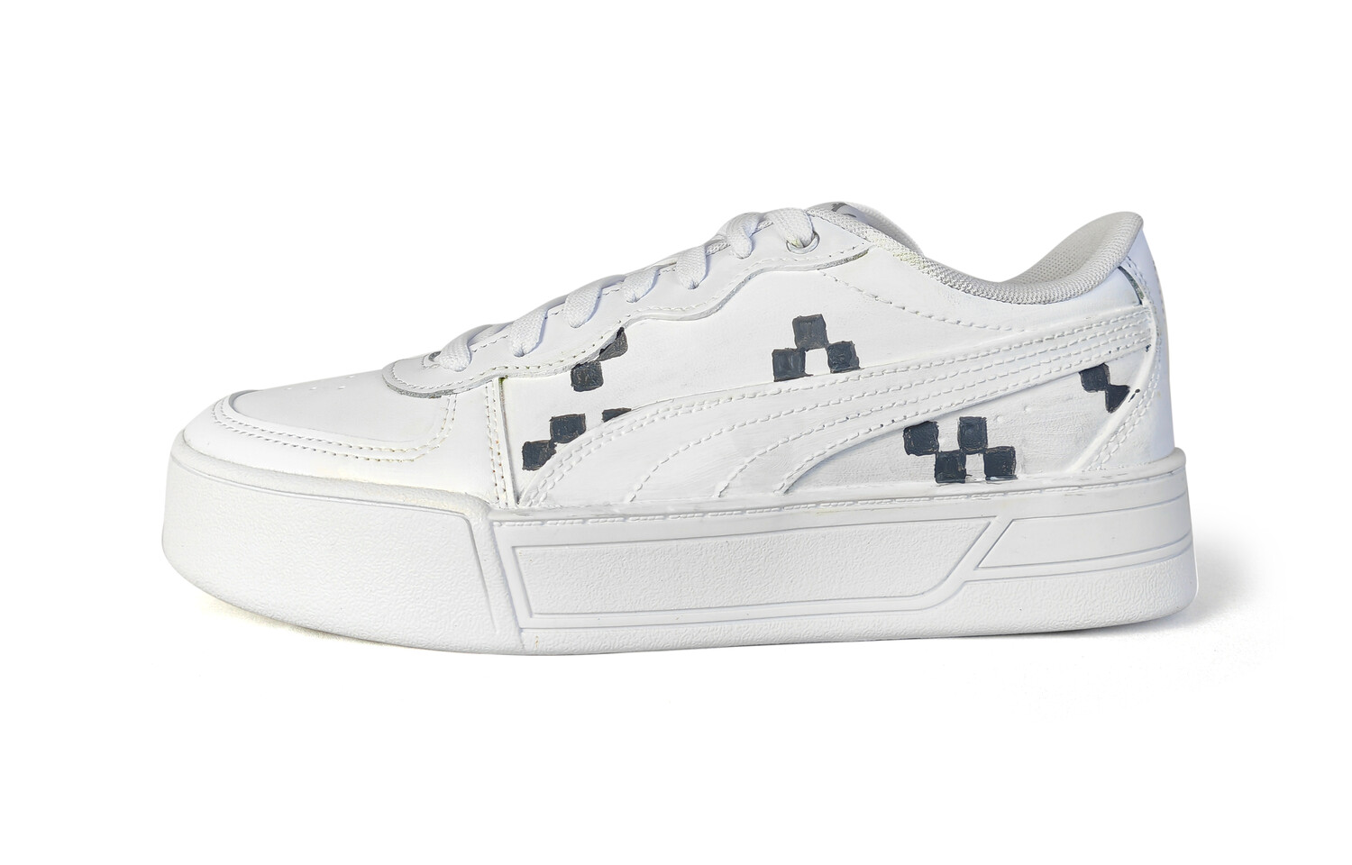 

Кроссовки Puma Skye Skateboarding Shoes Women's Low-top White/black, белый