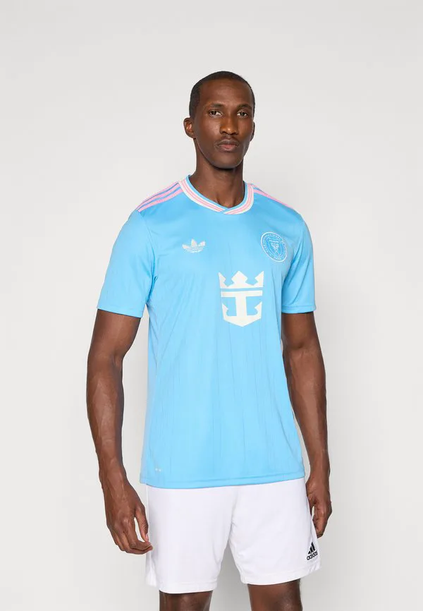 Третья футболка «интер майами cf» 2025 года, клубная форма месси. Adidas Originals, Semi Blue Burst — фото 4