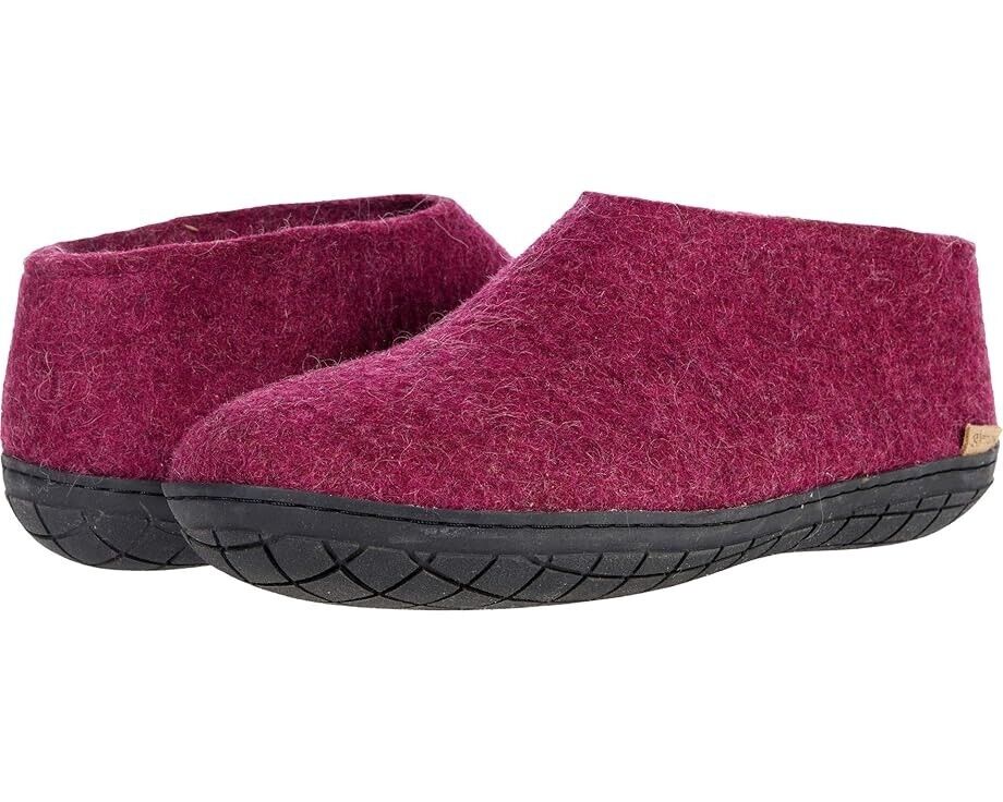 

Glerups AR-07-02 Unisex M5/W6 Purple Wool Felt Slip-On Comfort Shoes KHD732