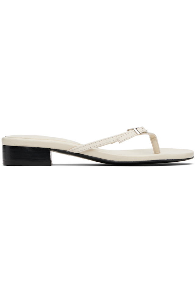 Микаловые сандалии Paloma Wool, экрю