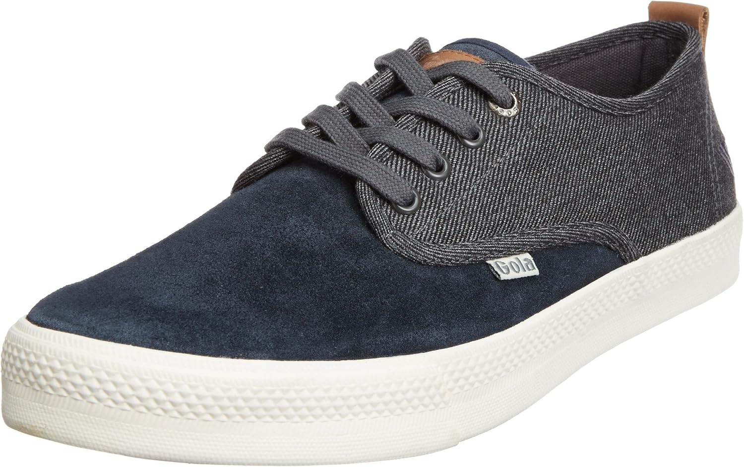 

Мужские модные кроссовки Gola Falcon из твида, синий/серый/темно-серый/темно-синий