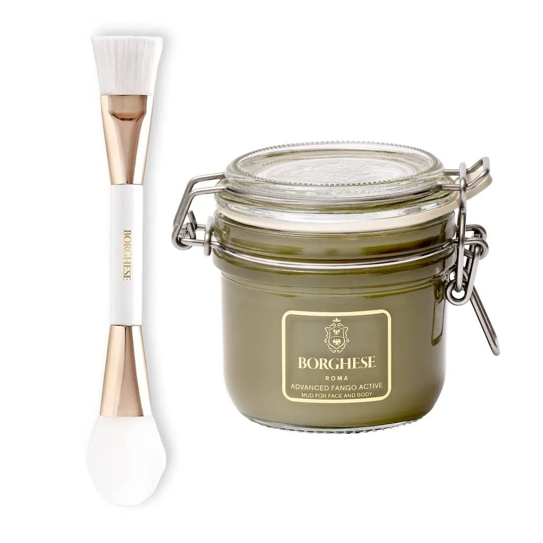 Грязевая маска Borghese Advanced Fango Active и аппликатор для маски Deluxe