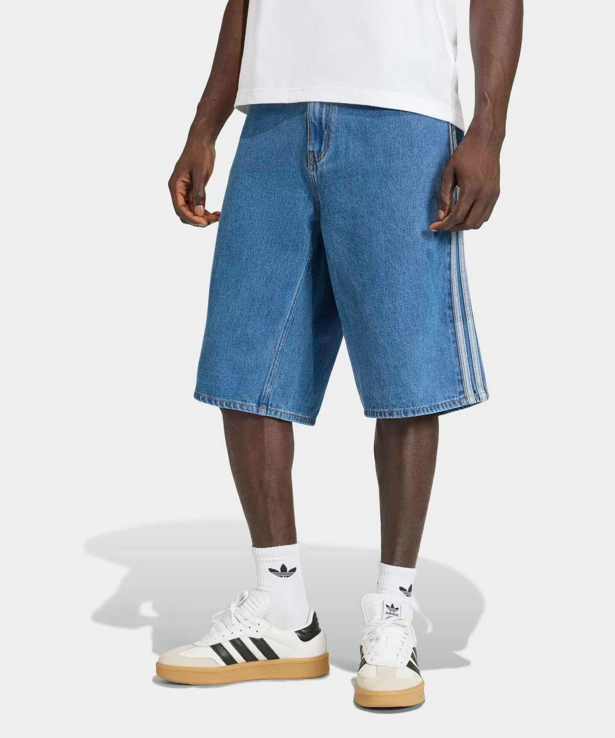 Шорты джинсовые Firebird Adicolor Adidas Originals, синие