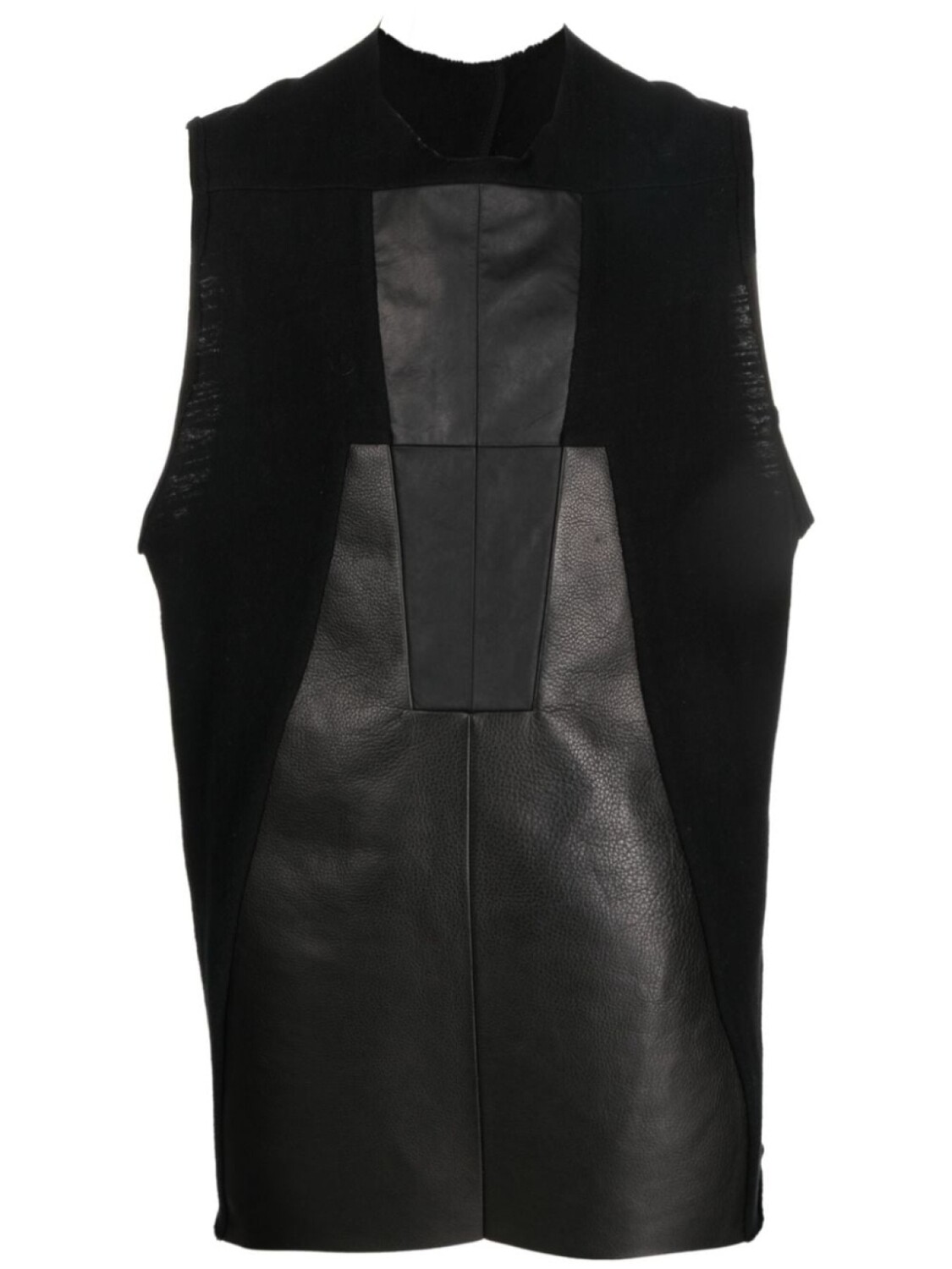 

Rick Owens топ со вставками, черный