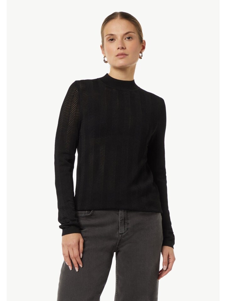 

Пуловер comma Strickpullover langarm, черный