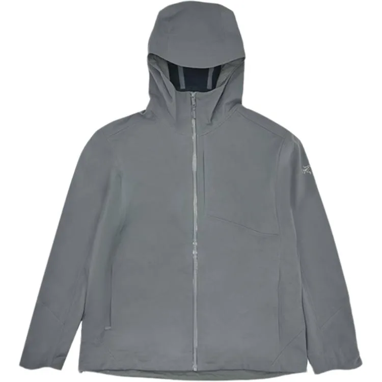 Куртка SAWYER мужская с капюшоном, мягкая мембранная Arcteryx, Dark Cloud Gray/Cloud