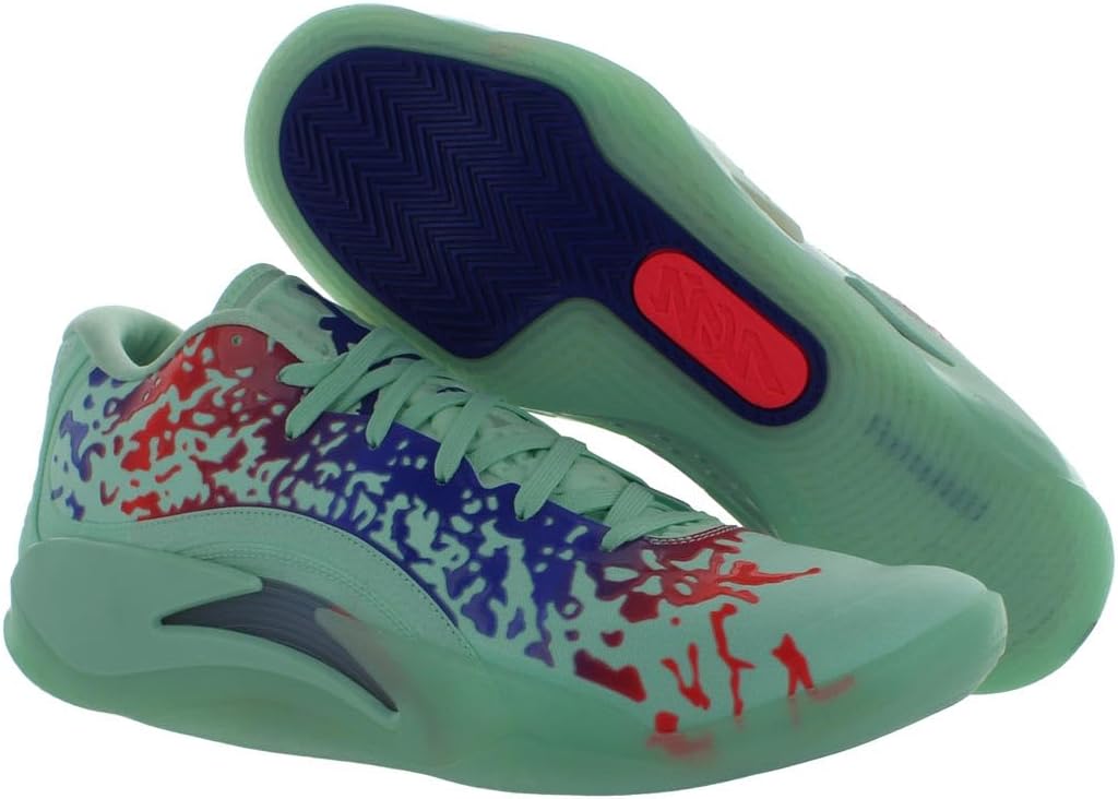 Мужские кроссовки Jordan Zion 3 (DR0675-106, белый/университетский красный/цементно-серый) Nike — фото 2