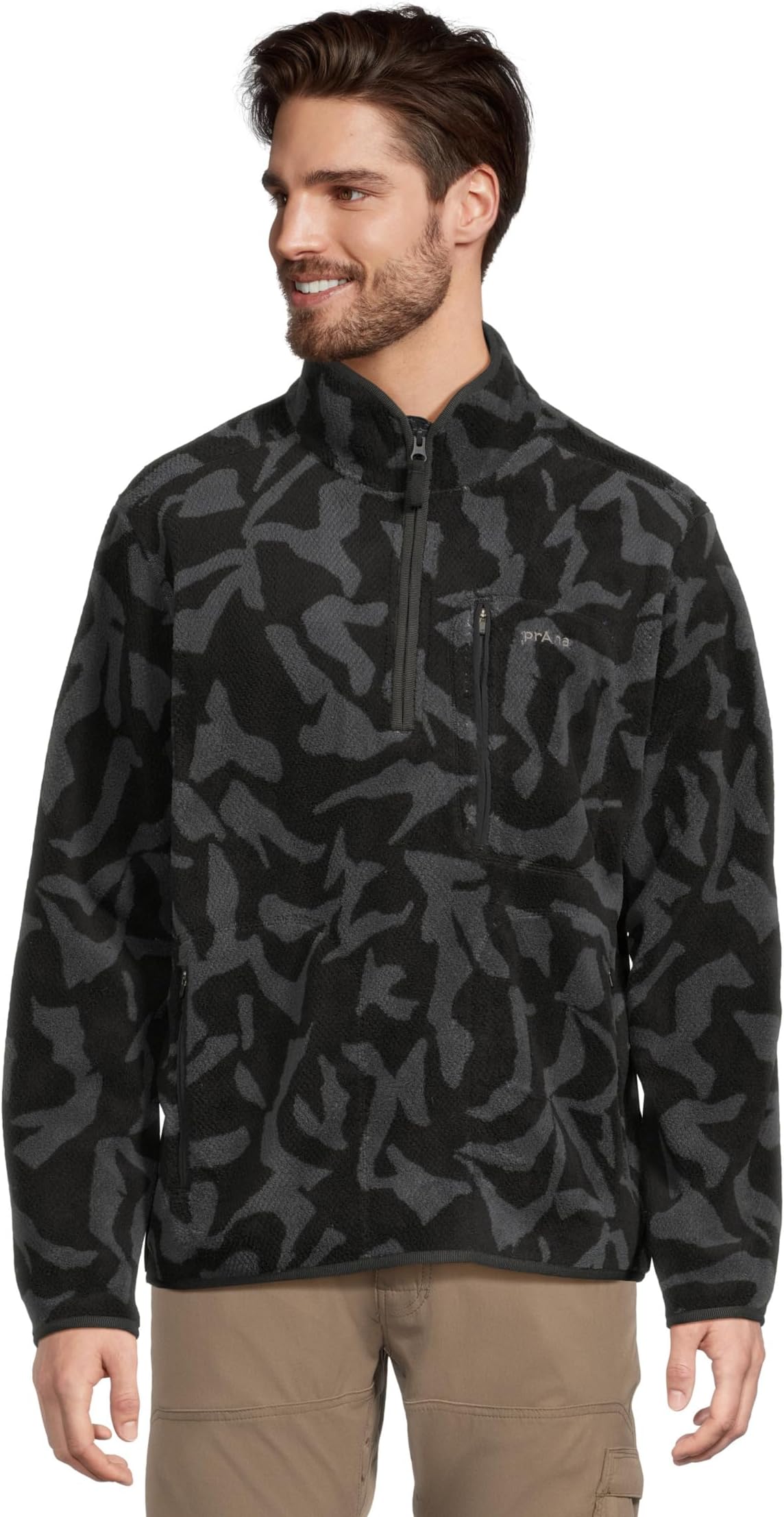 

Свитер Prana Men's Tuff Fluff Half Zip, Shadow Freestyle