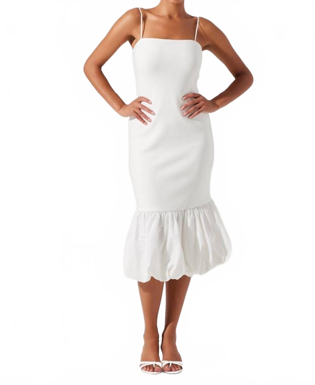 

Мини-платье Brittnea в белом цвете ASTR