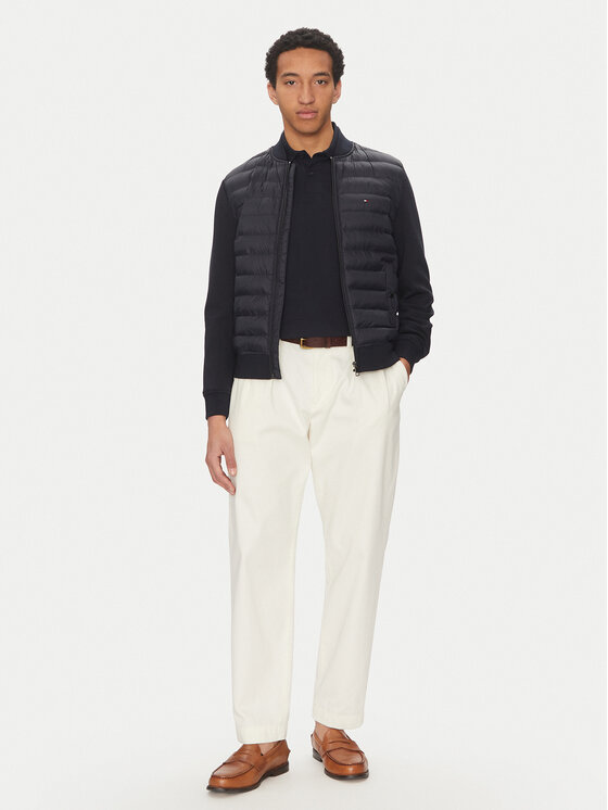 Куртка-Бомбер стандартный крой MW0MW38674 Tommy Hilfiger, синий — фото 2
