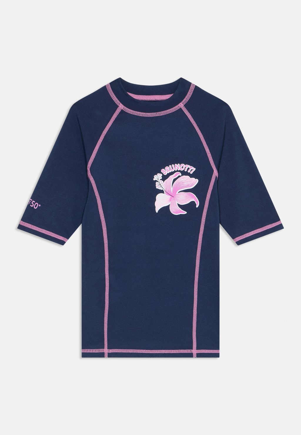 

Футболка с принтом LINEAS RASHGUARD UNISEX Brunotti, темно-синий