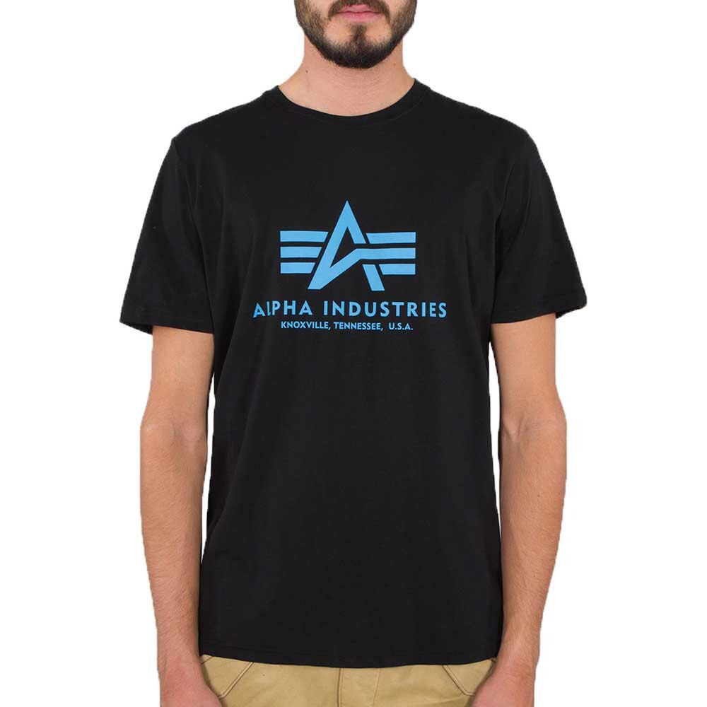 

Футболка с коротким рукавом Alpha Industries Basic, черный