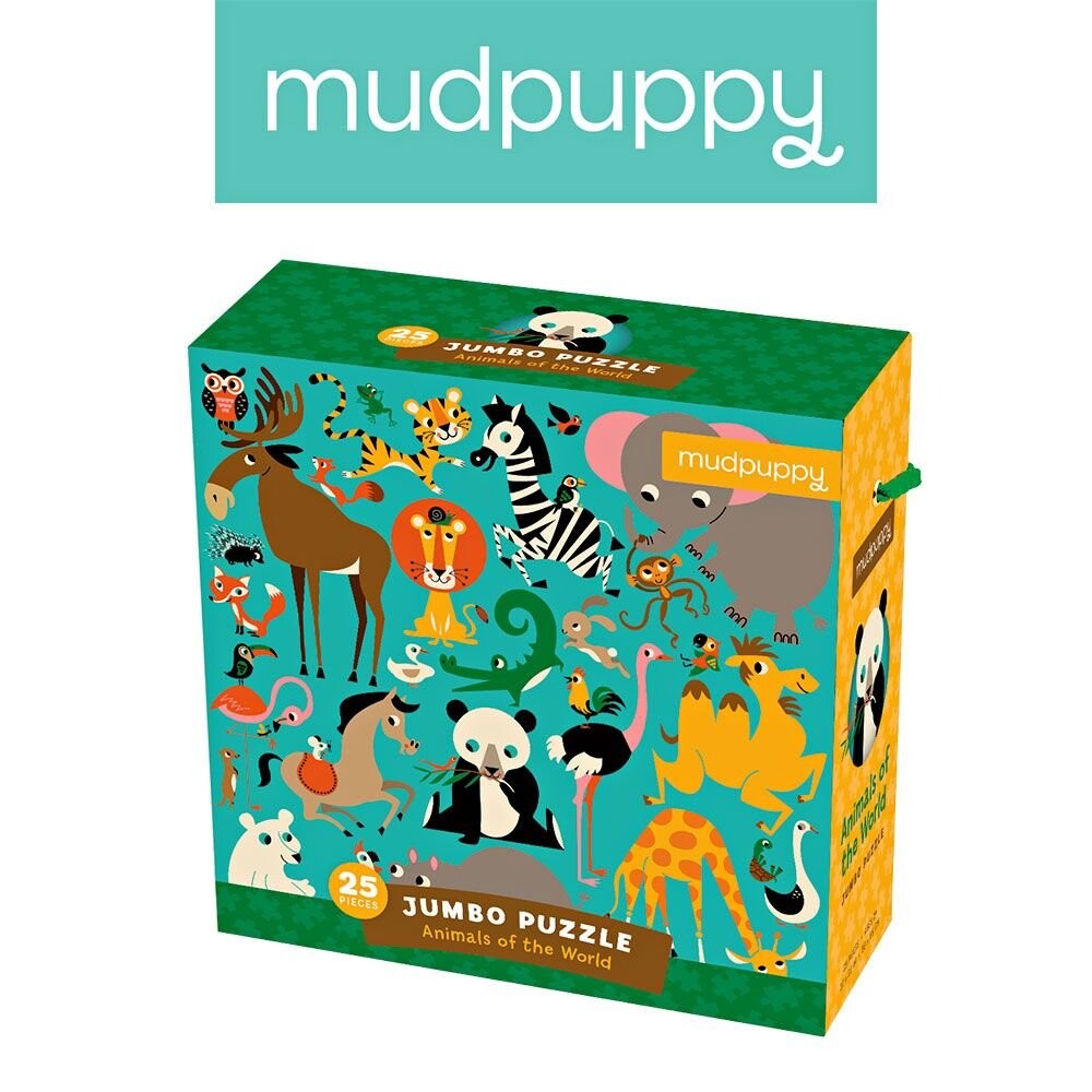 

Пазл на полу Mudpuppy, Jumbo Animals of the World