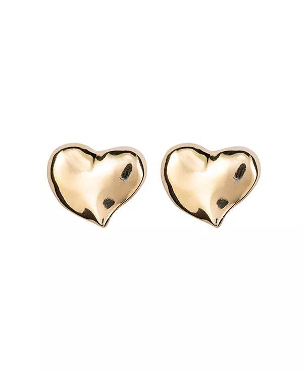 

Серьга из металлического сплава в форме сердца среднего размера Unode50, gold