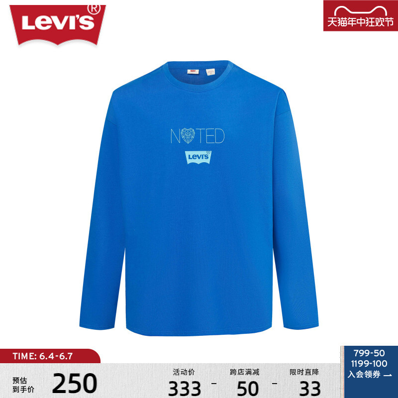 

Футболка Levi's с длинными рукавами, синий