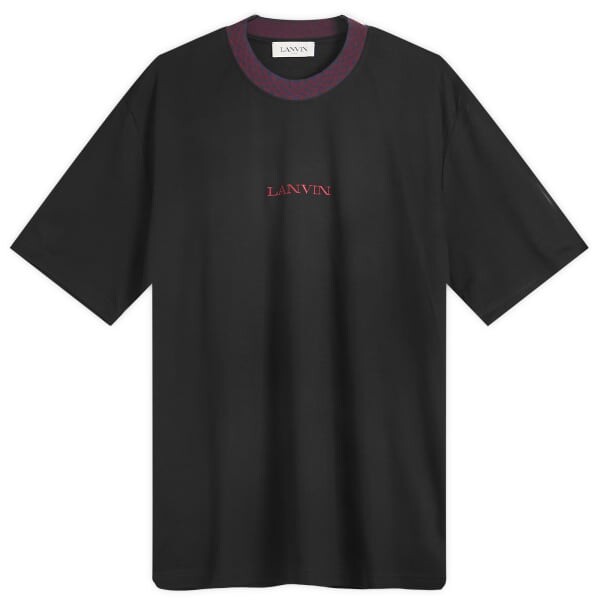 

Футболка с логотипом Curb Mohair Lanvin, черный