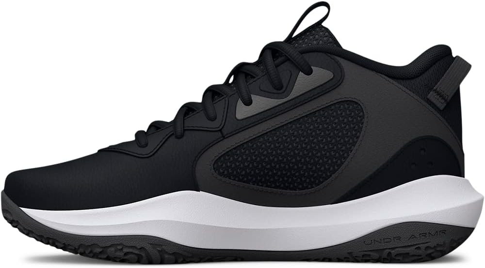 

Under Armour мужские баскетбольные кроссовки Lockdown 6, (001) Black/White/White