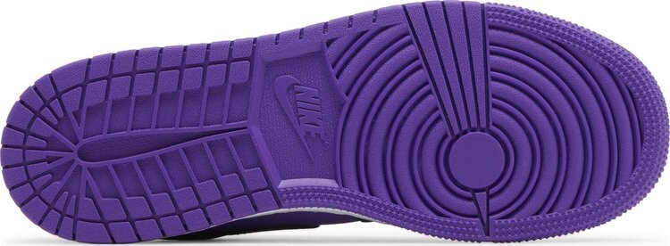Кроссовки Air Jordan 1 Low GS 'Purple Venom', фиолетовый — фото 4