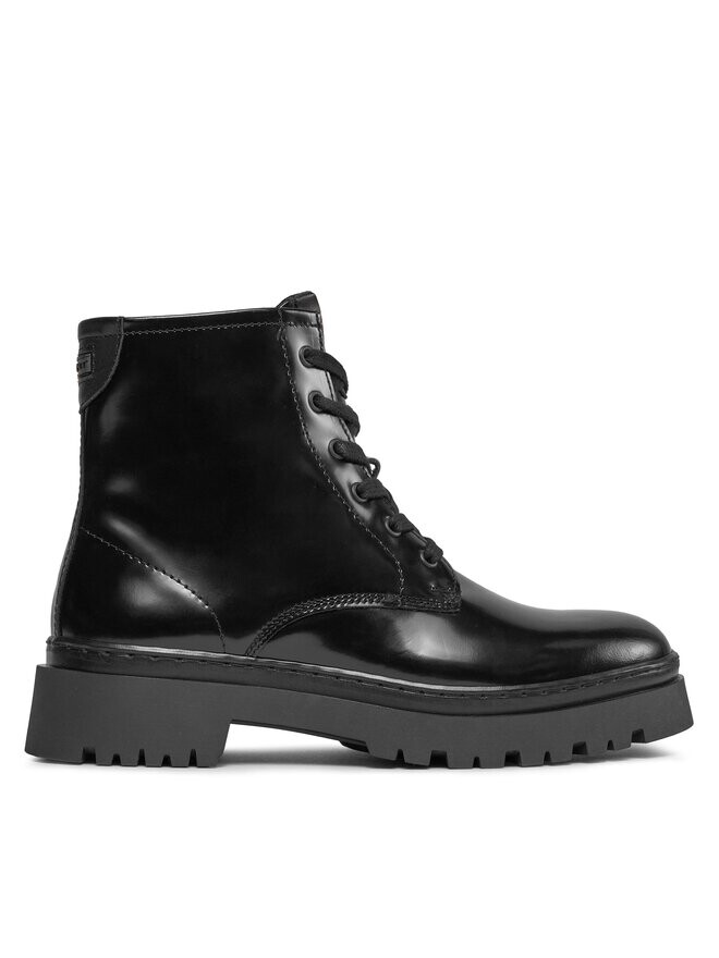 Женские ботинки Gant из гладкой кожи на шнуровке, черный