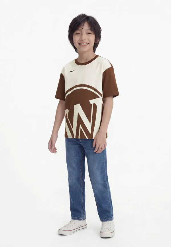 Футболка унисекс с символикой команды nba golden state warriors Nike Performance, Corduroy Brown
