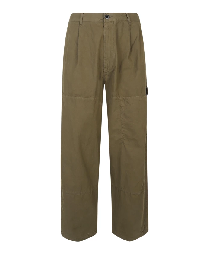 

Брюки-Карго из микрорепа с персиковым оттенком C.P. Company, зеленый