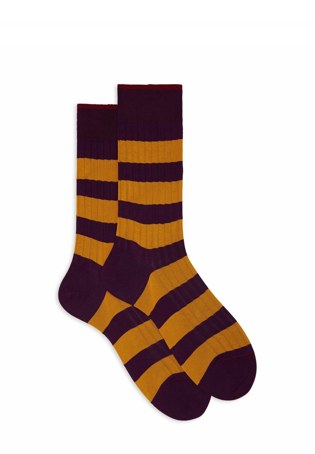 

Носки WITH TWO-TONE STRIPES Gallo, фиолетовый