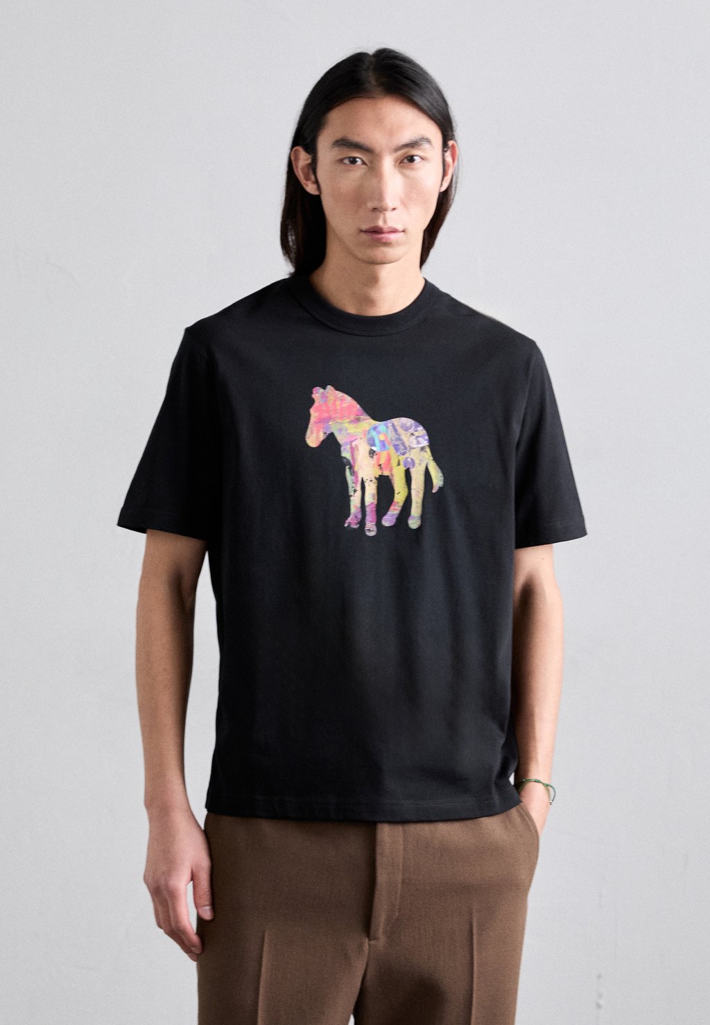

Футболка с принтом ZEBRA PS Paul Smith, черный