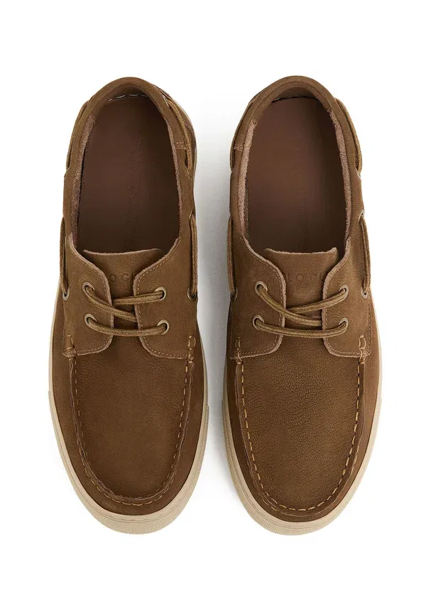 Кроссовки oak boat shoe boat shoes Polo Club, коричневый — фото 3