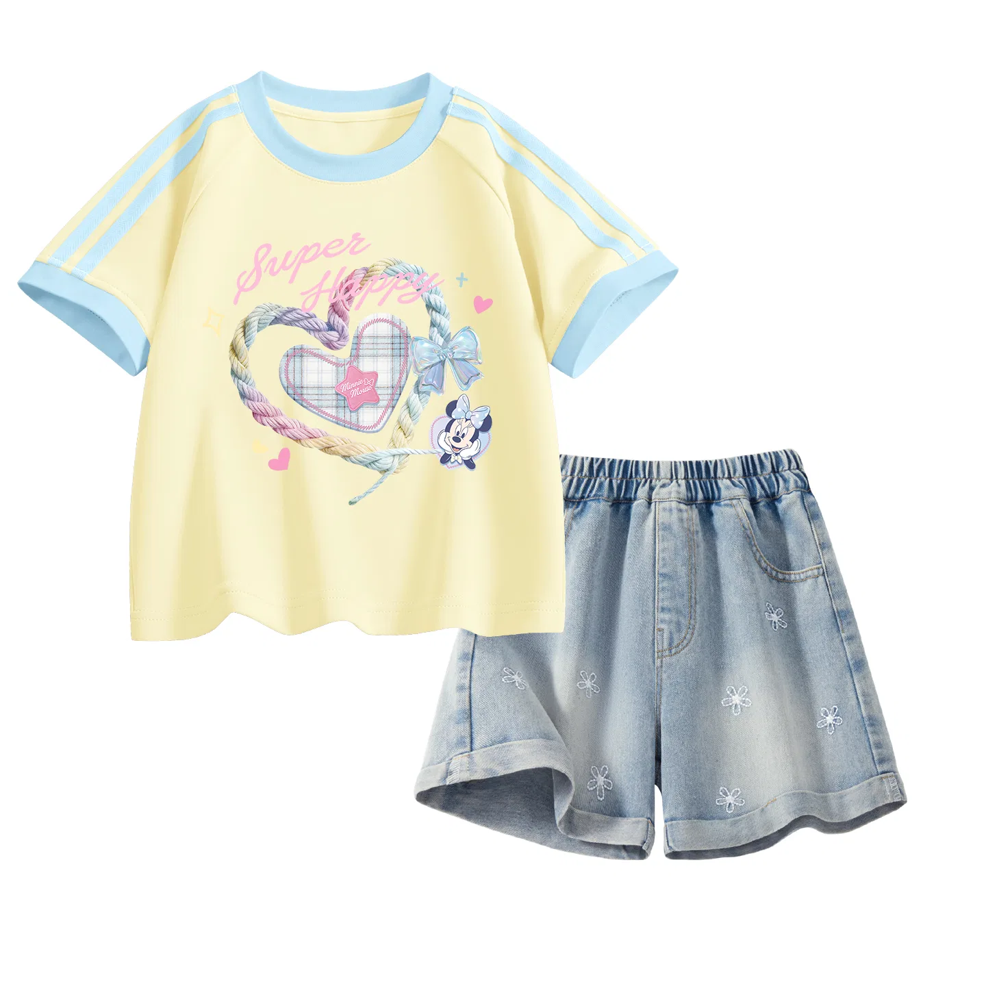 Детский спортивный костюм Disney Kids Casual Sportswear дышащий розовый — фото 3