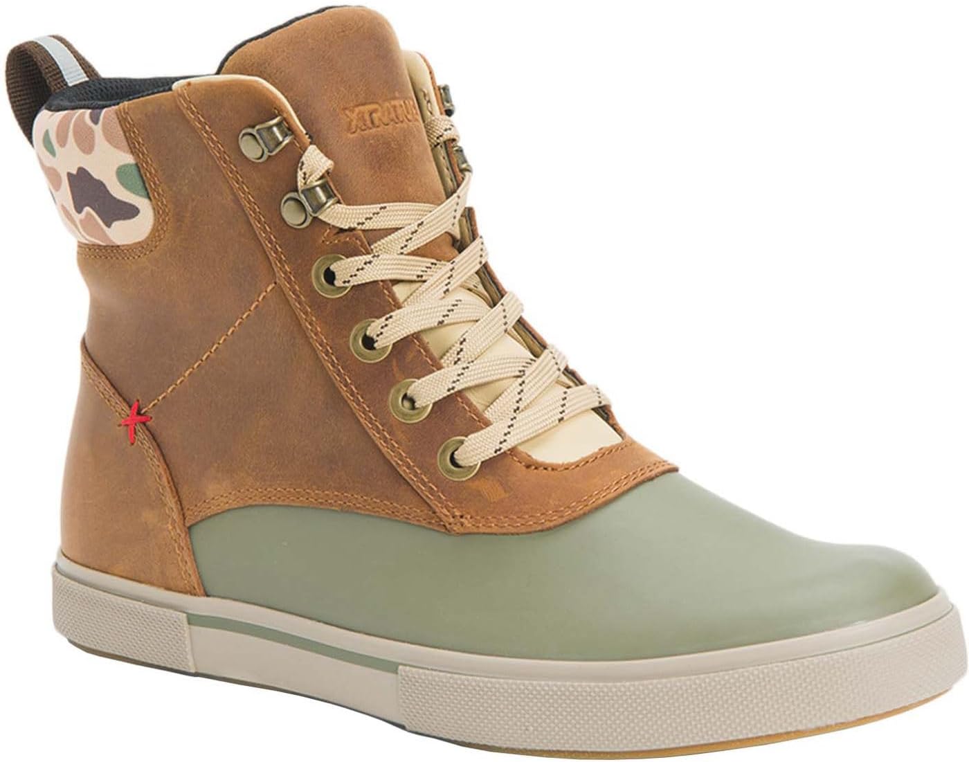 

Мужские ботинки Xtratuf Ice 6 дюймов с нейлоновым голенищем, Cathay Spice/Camo