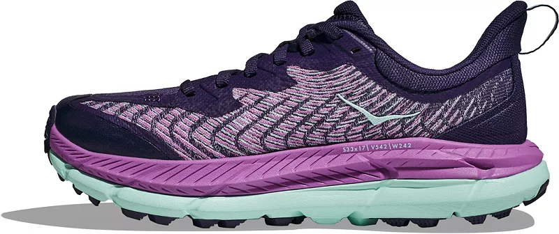 Женские кроссовки для трейлраннинга HOKA Mafate Speed ​​4, цвет Night Sky — фото 3
