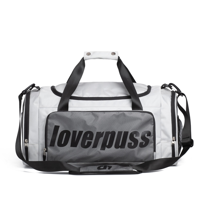 

Полиэстеровая дорожная сумка Regular Unisex LOVERPUSS, светло-серая [Ограниченная серия Box]