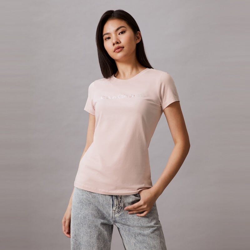 

Футболка Calvin Klein Jeans с буквенным принтом, черный