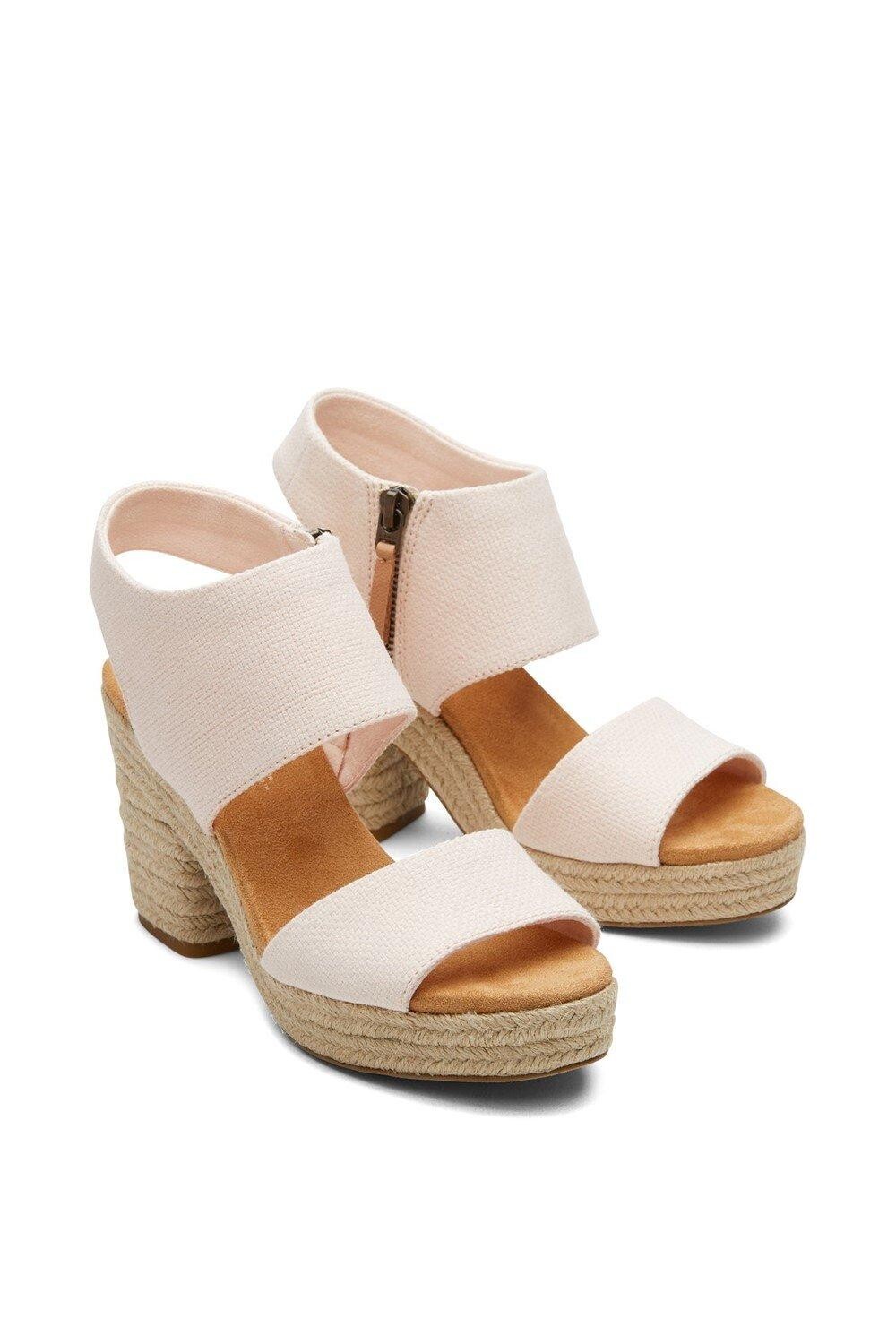 Летние сандалии на платформе Majorca TOMS, розовый