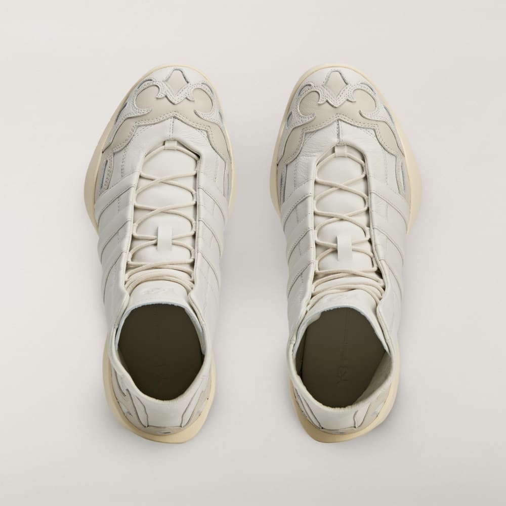 Высокие кроссовки Adidas Y-3 Regu 2002 Hi, цвет Beige/Alumina/Cream White — фото 2