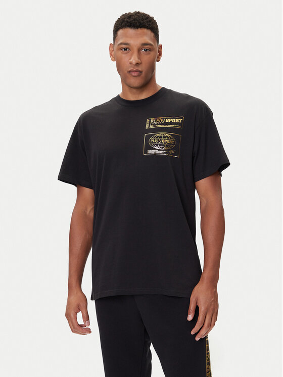 

Футболка loose fit FAEC MTK8354 STE001N Plein Sport, черный