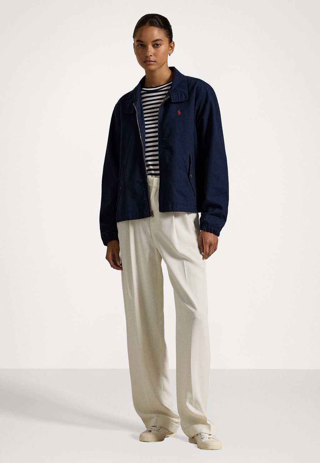 Летняя куртка COTTON CANVAS JACKET Polo Ralph Lauren, темно-синий — фото 2
