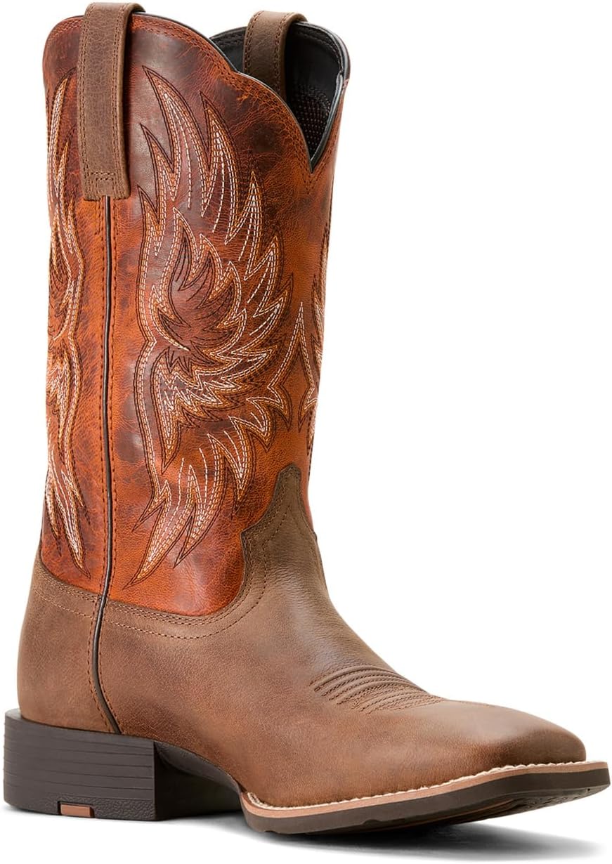 Мужские ковбойские сапоги ARIAT Sport Rider, оранжевый — фото 3