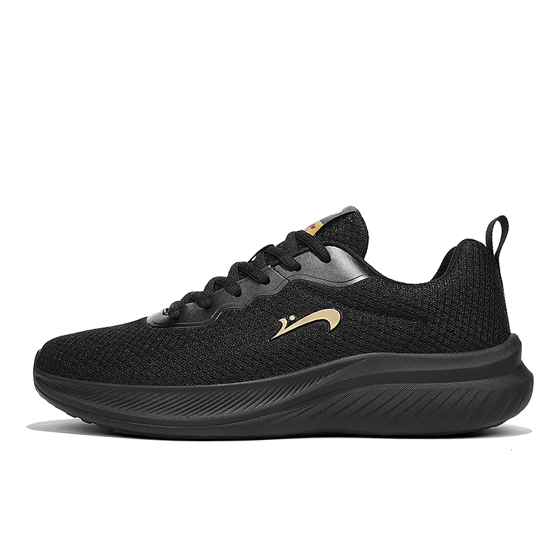 

K-bird Кроссовки мужские K Bird с дышащими легкими кроссовками Rebound Low Top, цвет черное золото