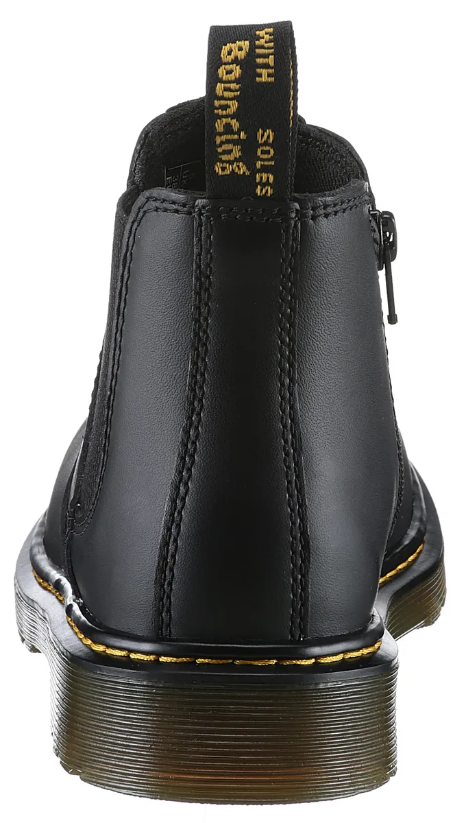 DR. MARTENS Ботинки Челси "2976 Y", детские ботинки, повседневная обувь на молнии, эластичная вставка, черный — фото 2