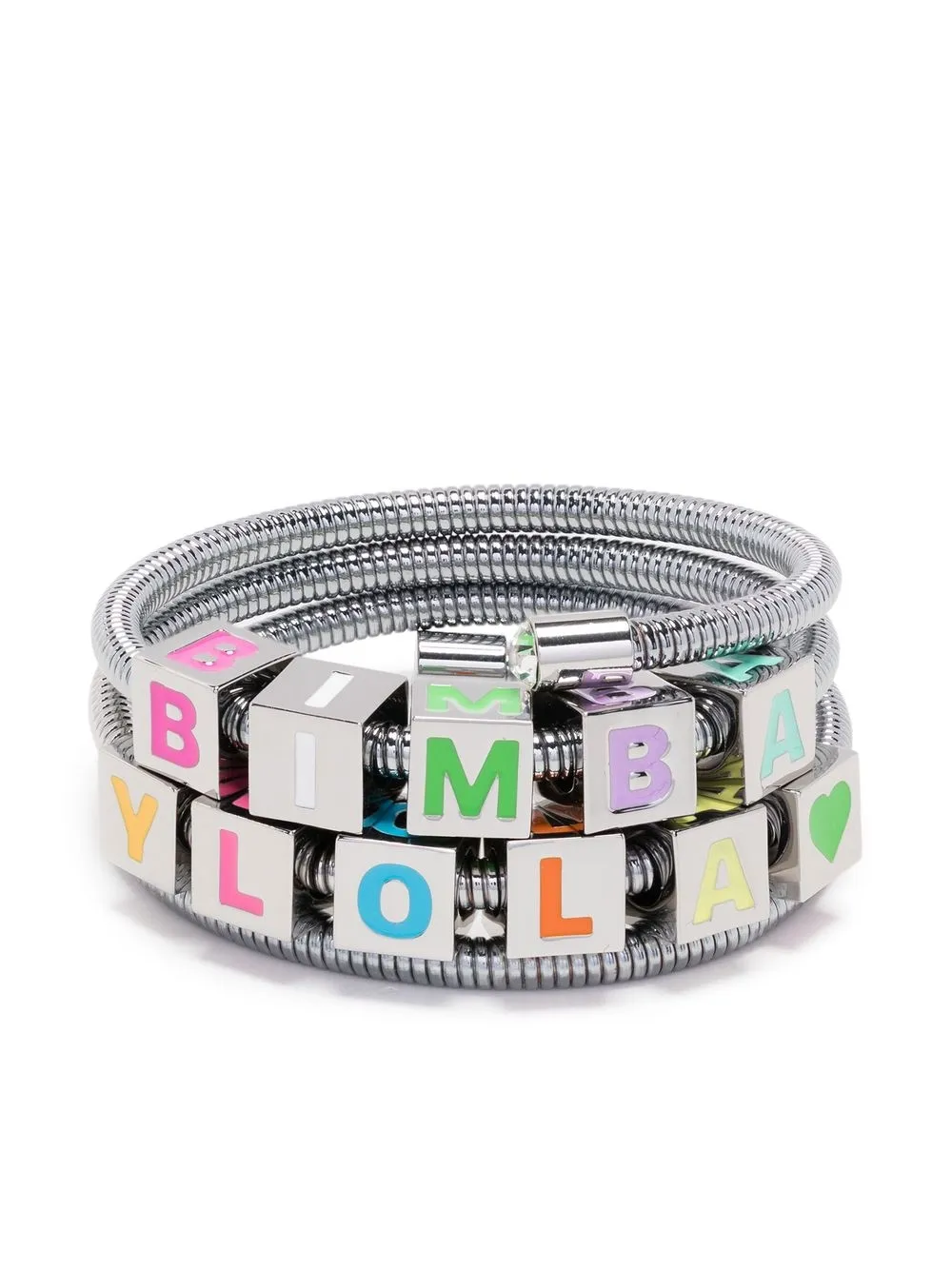 

Цепочный браслет с логотипом Bimba y Lola, серебяный