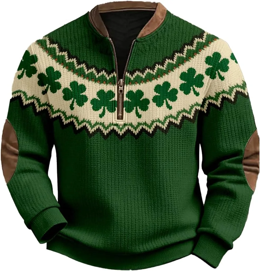 

Мужская футболка St Patrick's Day с принтом Shamrock