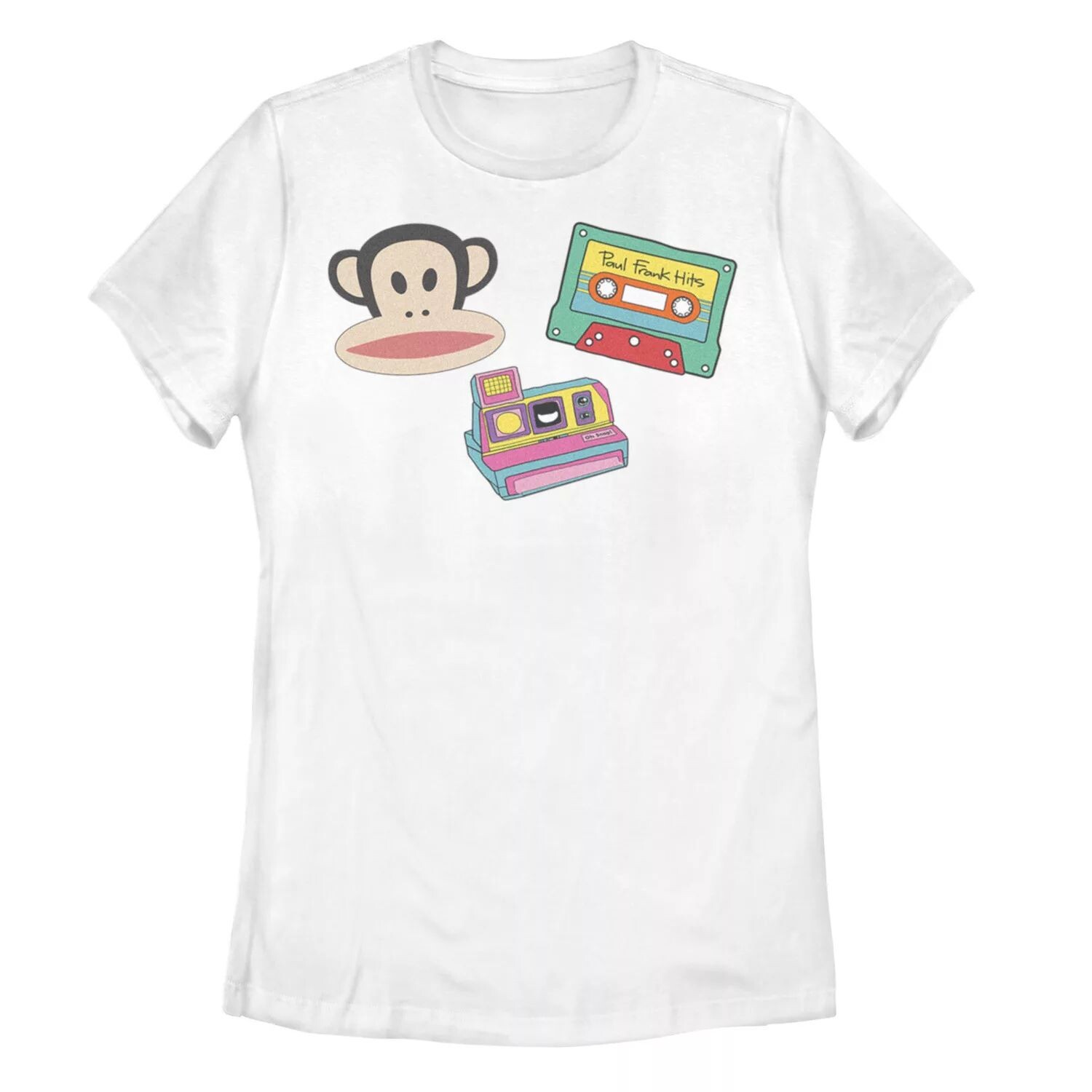 

Футболка с рисунком-коллажем и нашивкой Paul Frank для юниоров Licensed Character