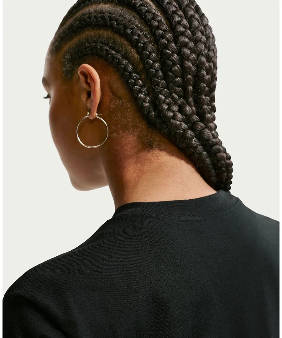Женская классическая свободная футболка Sportswear Nike, Black — фото 4
