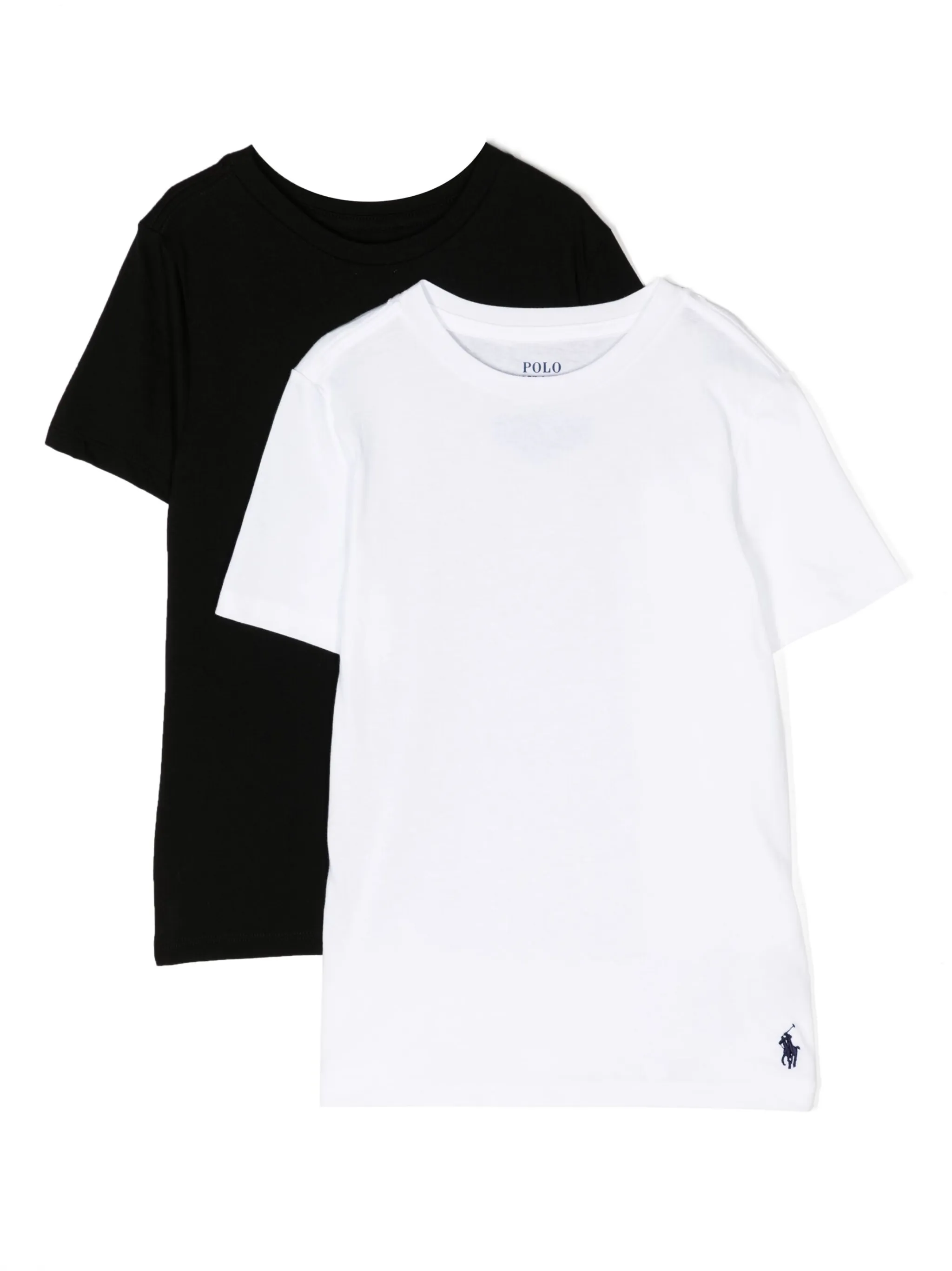 Комплект из двух футболок с вышитым логотипом Polo Ralph Lauren Kids, черный