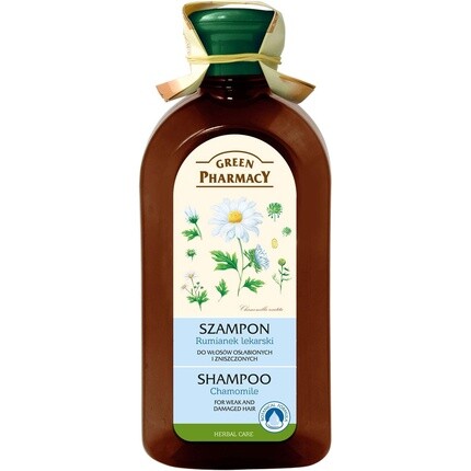 

Травяной шампунь Ромашка для поврежденных волос 350мл, Green Pharmacy