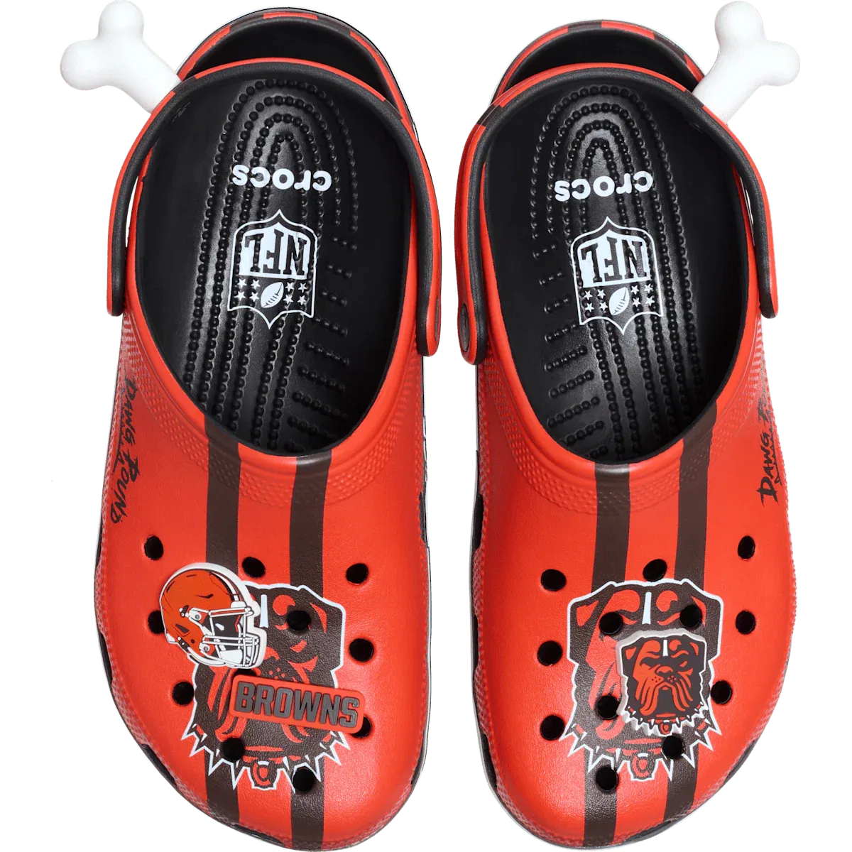Классические сабо NFL Кливленд Браунс Crocs, Multi