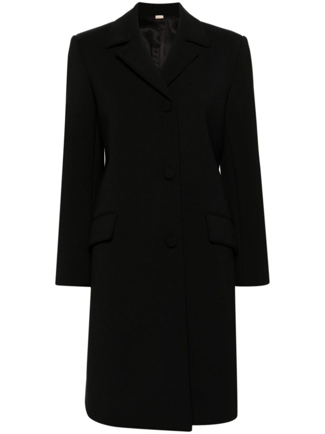 

Gucci Horsebit single-breasted coat, черный